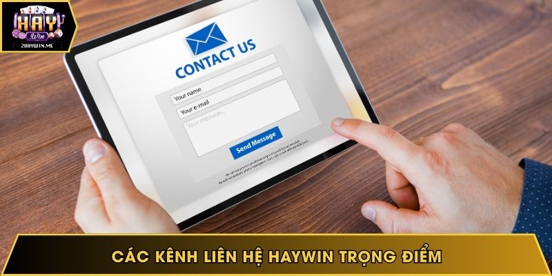 Các kênh liên hệ Haywin trọng điểm