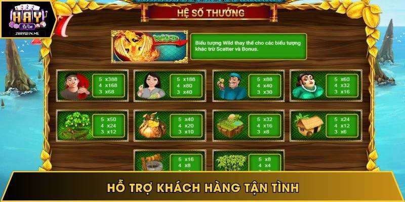 Hỗ trợ khách hàng tận tình