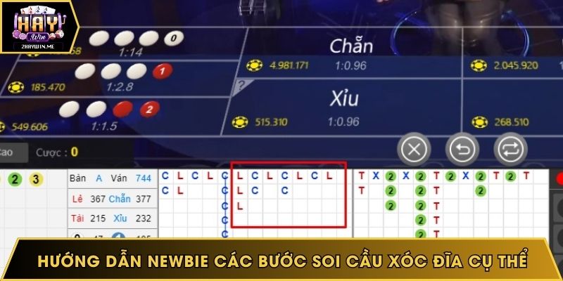 Hướng dẫn newbie các bước soi cầu xóc đĩa cụ thể