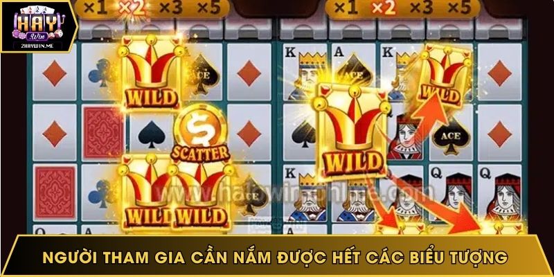 Người tham gia cần nắm được hết các biểu tượng trong trò chơi